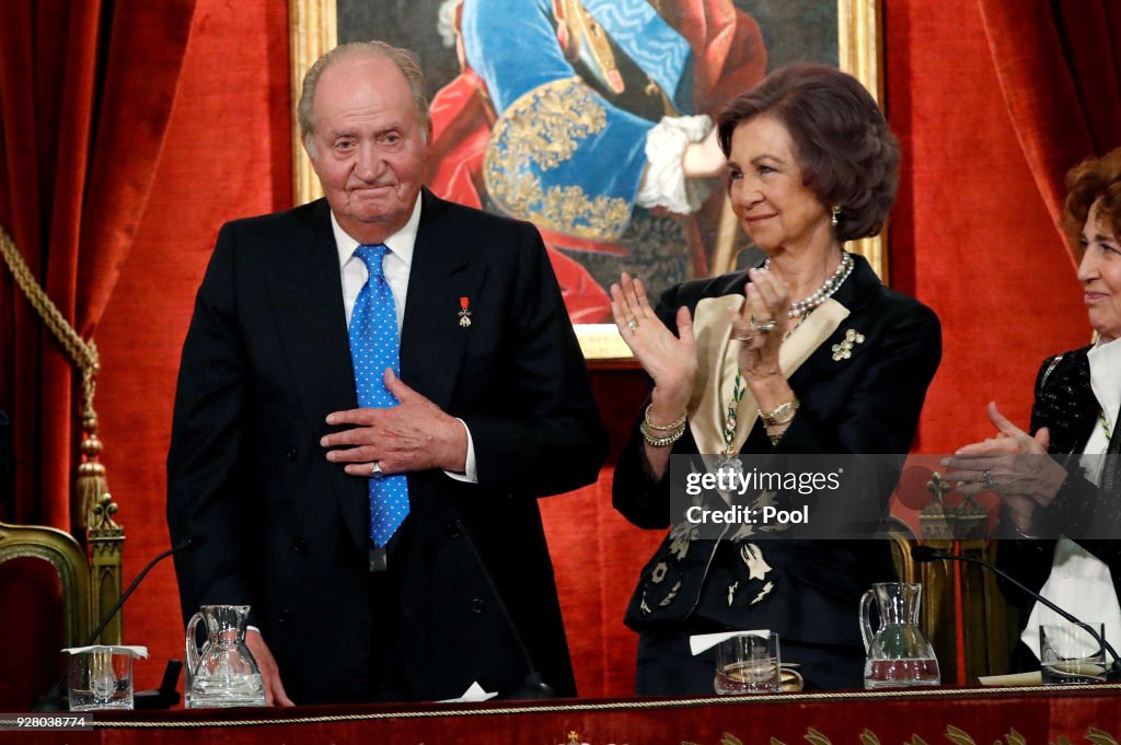 Spanish Royals Attend A Ceremony To Celebrate King's 80th Birthday