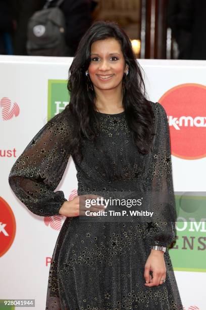 Presenter Sonali Shah attends 'The Prince's Trust' and TKMaxx with Homesense Awards at London Palladium on March 6, 2018 in London, England.