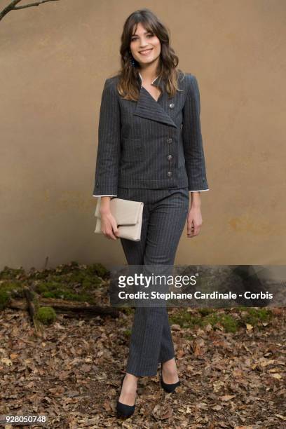 Alma Jodorowsky attends the Chanel show as part of the Paris Fashion Week Womenswear Fall/Winter 2018/2019 on March 6, 2018 in Paris, France.