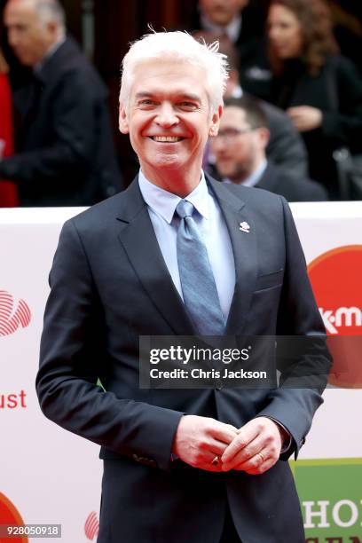 Presenter Phillip Schofield attends 'The Prince's Trust' and TKMaxx with Homesense Awards at London Palladium on March 6, 2018 in London, England.