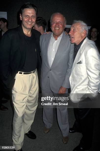 Joe Bologna, Dick Van Patten and Mel Brooks