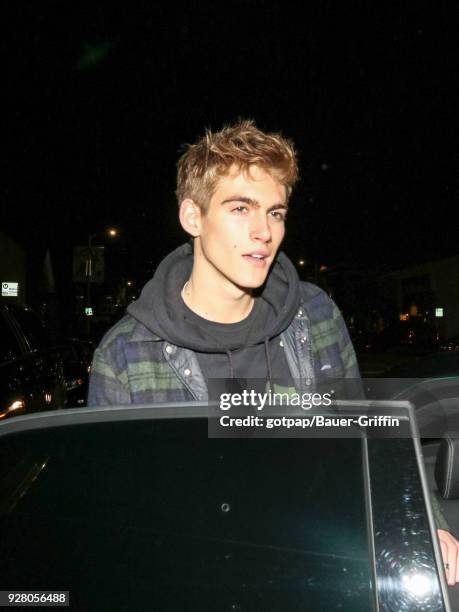 Presley Gerber is seen on March 06, 2018 in Los Angeles, California.