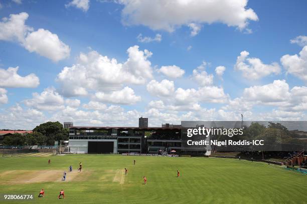General view during the ICC Cricket World Cup Qualifier between Zimbabwe and Afghanistan at Queens Sorts Club on March 6, 2018 in Bulawayo, Zimbabwe.