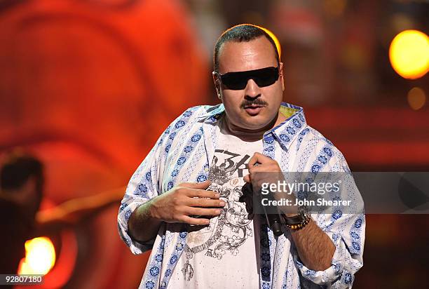 Singer Pepe Aguilar performs onstage during the 10th Annual Latin GRAMMY Awards Rehearsals Day 3 held at the Mandalay Bay Events Center on November...