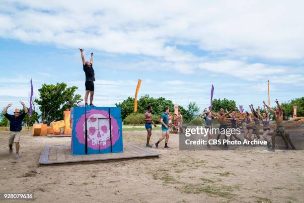 "Can You Reverse the Curse?" - Jeff Probst, Domenick Abbate, and Tribe Naviti on Survivor: Ghost Island. The Emmy Award-winning series returns for...