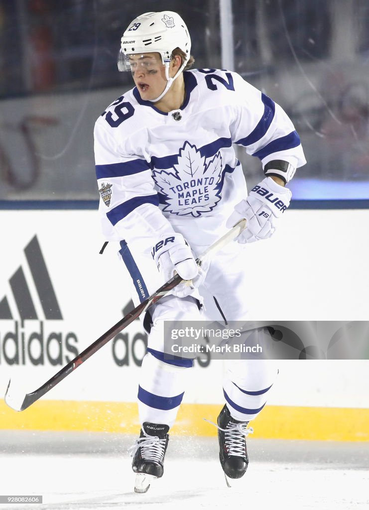2018 Toronto William Nylander of the Toronto Maple Leafs plays against the... News ...