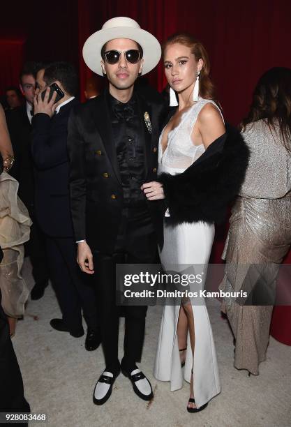 Cassidy and guest attend the 26th annual Elton John AIDS Foundation Academy Awards Viewing Party sponsored by Bulgari, celebrating EJAF and the 90th...