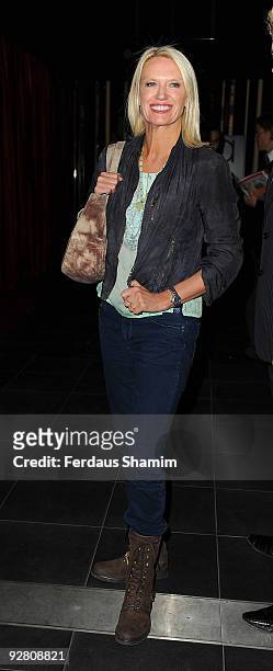 Anneka Rice attends the book launch party for Nicky Haslam's autobiography - 'Redeeming Features' on November 5, 2009 in London, England.