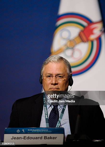 Jean-Edouard Baker attends the XLVII Pan American Sports Organization General Assembly at the Hilton hotel on November 5, 2009 in Guadalajara, Mexico.