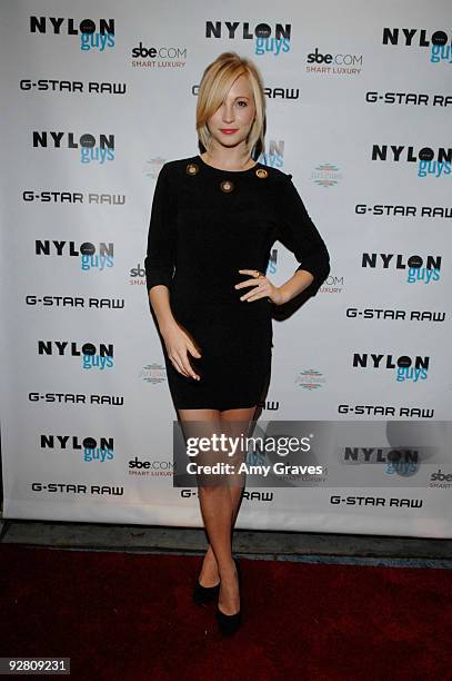 Candice Accola attends the NYLON Guys November Issue Launch Event at XIV on November 4, 2009 in West Hollywood, California.