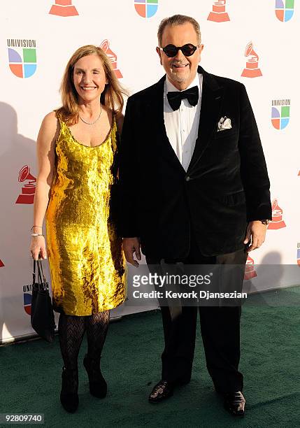 Millie de Molina and tv personality Raul De Molina arrives at the 10th annual Latin GRAMMY Awards held at Mandalay Bay Events Center on November 5,...