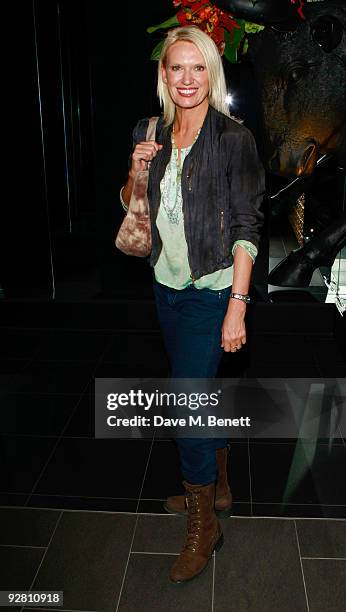 Anneka Rice attends the book launch party for Nicky Haslam's autobiography 'Redeeming Features', at Aqua on November 5, 2009 in London, England.