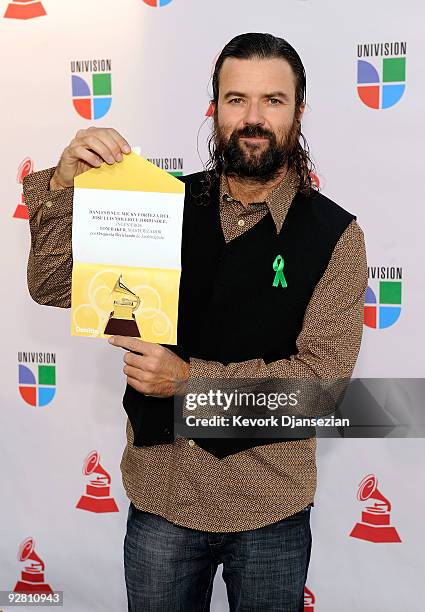 Jarabe De Palo arrives at the 10th annual Latin GRAMMY Awards held at Mandalay Bay Events Center on November 5, 2009 in Las Vegas, Nevada.