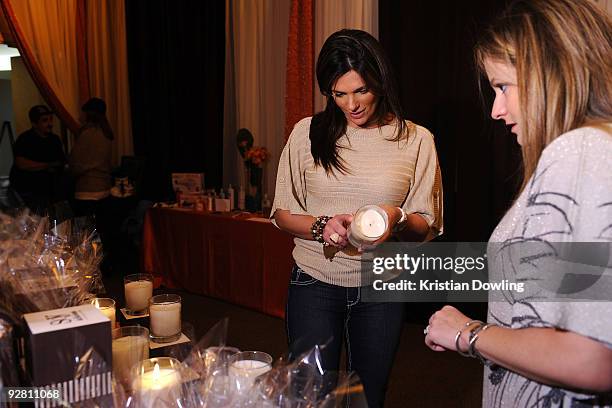 Personality Barbara Bermudo attends the the 10th Annual Latin GRAMMY Awards Gift Lounge held at the Mandalay Bay Events Center on November 4, 2009 in...