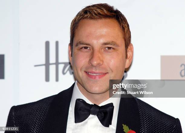 Comedian David Walliams attends The Emerald Ball in aid of The Elton John AIDS Foundation at Harrods on November 5, 2009 in London, England.