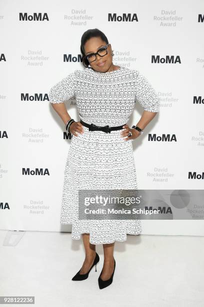 Honoree Oprah Winfrey attends The Museum of Modern ArtÕs 2018 David Rockefeller Award Luncheon at The Ziegfeld Ballroom on March 6, 2018 in New York...