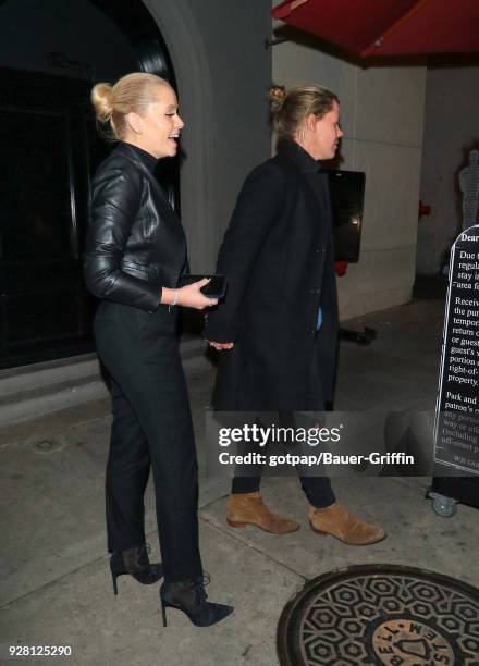 Alli Simpson and Conrad Sewell are seen on March 05, 2018 in Los Angeles, California.