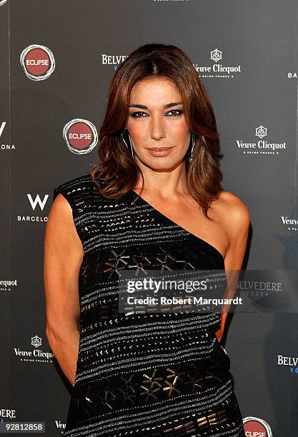 Raquel Revuelta attends a photocall for the opening of Eclipse Sky Bar at the Hotel W on November 5, 2009 in Barcelona, Spain.