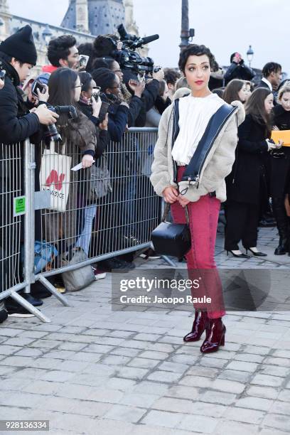 Ruth Negga attends the Louis Vuitton show as part of the Paris Fashion Week Womenswear Fall/Winter 2018/2019 on March 6, 2018 in Paris, France.
