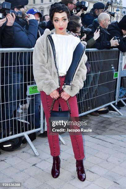 Ruth Negga attends the Louis Vuitton show as part of the Paris Fashion Week Womenswear Fall/Winter 2018/2019 on March 6, 2018 in Paris, France.