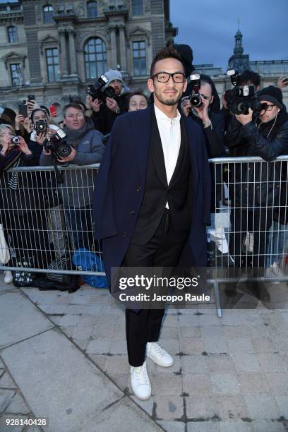 Hidetoshi Nakata attends the Louis Vuitton show as part of the Paris Fashion Week Womenswear Fall/Winter 2018/2019 on March 6, 2018 in Paris, France.