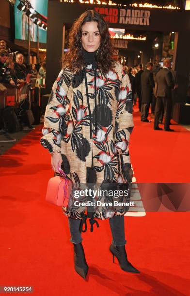 Hedvig Opshaug attends the European Premiere of "Tomb Raider" at Vue West End on March 6, 2018 in London, England.