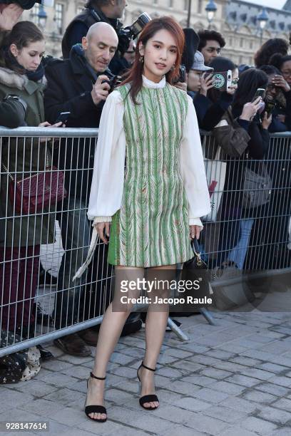 Rainie Yang attends the Louis Vuitton show as part of the Paris Fashion Week Womenswear Fall/Winter 2018/2019 on March 6, 2018 in Paris, France.