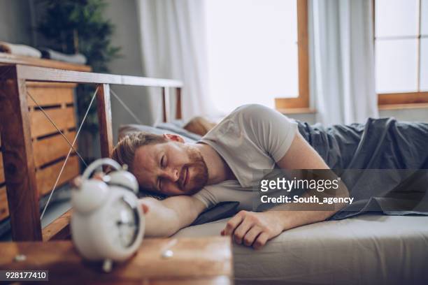 guy hates getting up early - waking up stock pictures, royalty-free photos & images