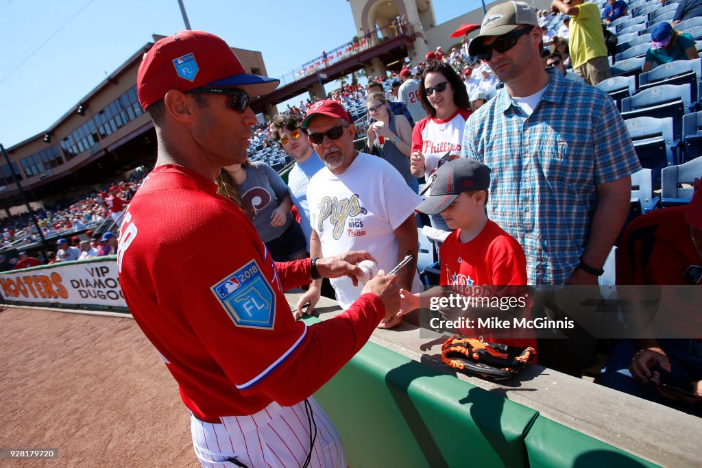 Minnesota Twins v Philadelphia Phillies