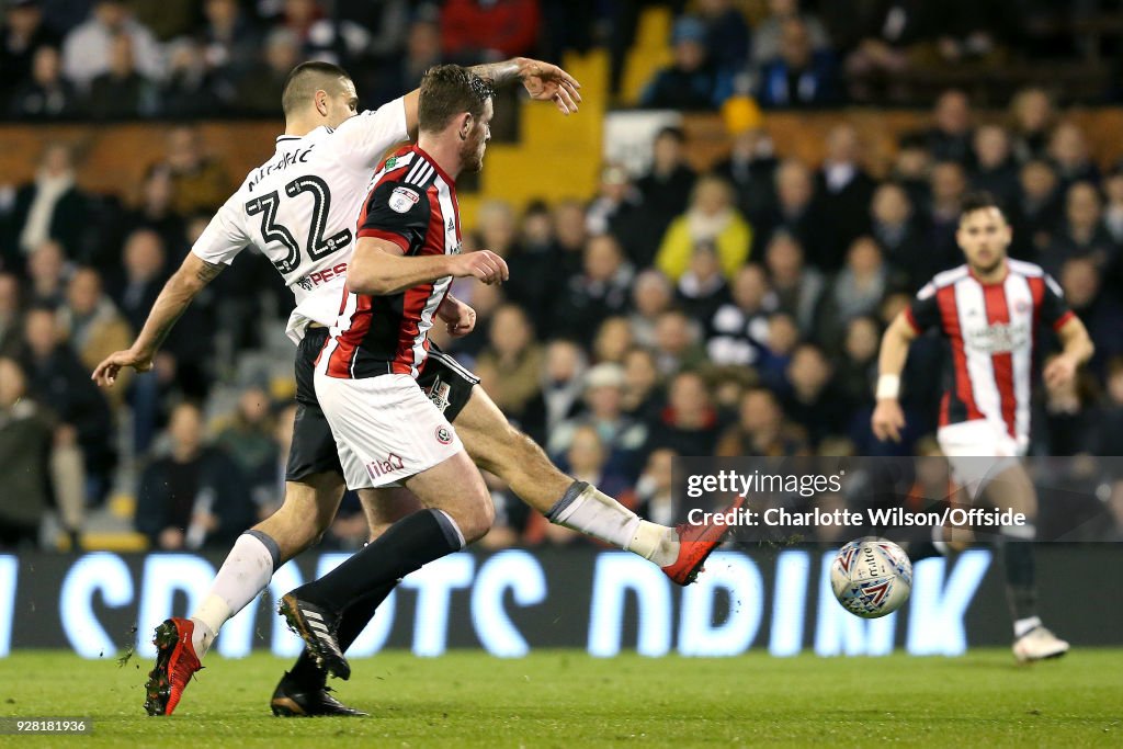 Fulham v Sheffield United - Sky Bet Championship