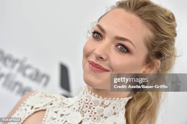 Actress Amanda Seyfried attends the 2018 Film Independent Spirit Awards on March 3, 2018 in Santa Monica, California.