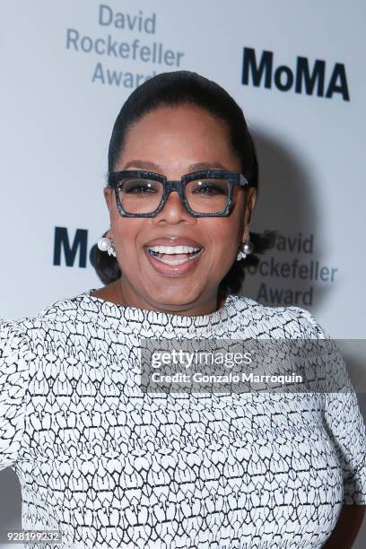 Oprah Winfrey during the 2018 MoMA David Rockefeller Award Luncheon Honoring Oprah Winfrey on March 6, 2018 in New York City.