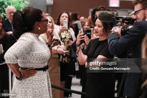 Oprah Winfrey during the 2018 MoMA David Rockefeller Award Luncheon Honoring Oprah Winfrey on March 6, 2018 in New York City.