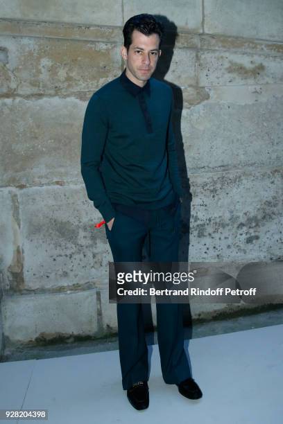 Mark Ronson attends the Louis Vuitton show as part of the Paris Fashion Week Womenswear Fall/Winter 2018/2019 on March 6, 2018 in Paris, France.