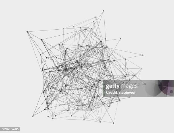 connection pattern background - data points stock illustrations