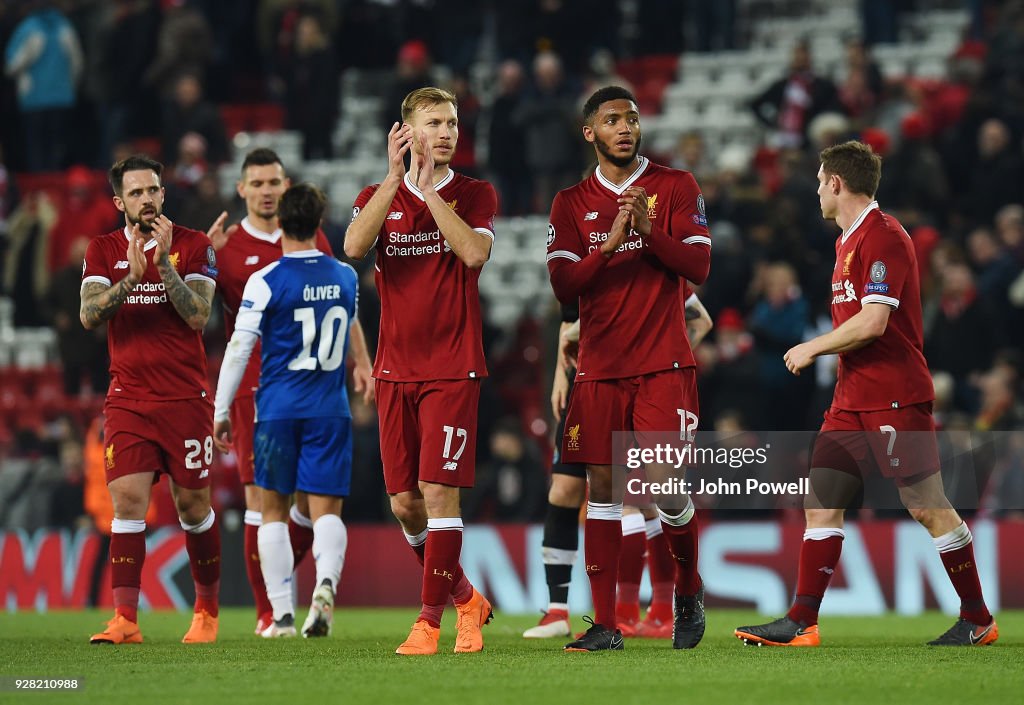 Liverpool v FC Porto - UEFA Champions League Round of 16: Second Leg