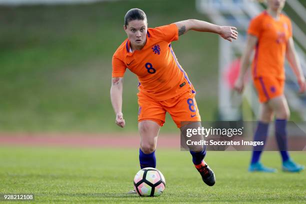 Sherida Spitse of Holland Women during the Algarve Cup Women match between Iceland v Holland at the Estádio Municipal de Albufeira on March 5, 2018...