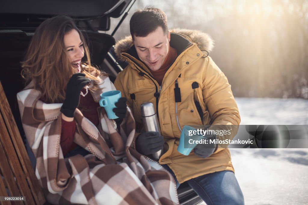 Making a break for a cup of coffee