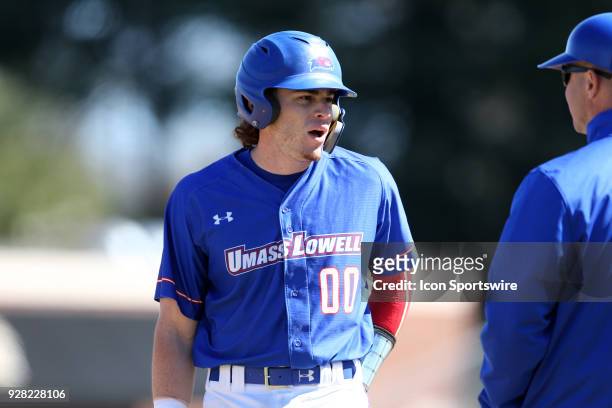 UMass Lowell's Steve Passatempo. The Wake Forest University Demon Deacons hosted the UMass Lowell River Hawks on March 4 at David F. Couch Ballpark...