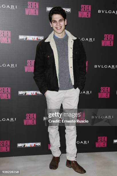 Eduardo Valdarnini attends a photocall for 'Seven Women' at Maxxi on March 6, 2018 in Rome, Italy.
