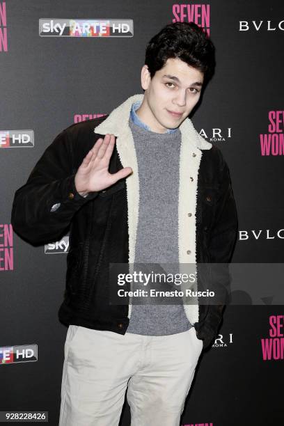 Eduardo Valdarnini attends a photocall for 'Seven Women' at Maxxi on March 6, 2018 in Rome, Italy.