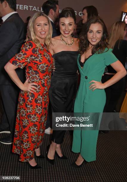 Guest, Alex Macmillan and Louisa Lytton attend the launch of InterTalent Rights Group at BAFTA on March 6, 2018 in London, England.