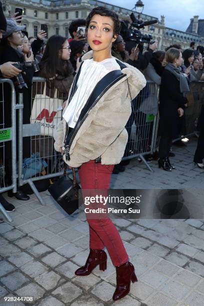 Ruth Negga attends the Louis Vuitton show as part of the Paris Fashion Week Womenswear Fall/Winter 2018/2019 on March 6, 2018 in Paris, France.