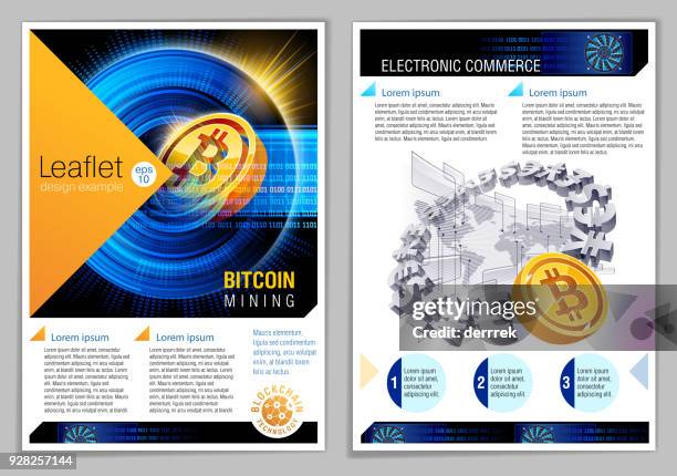cryptocurrency bitcoin - changing world stock illustrations