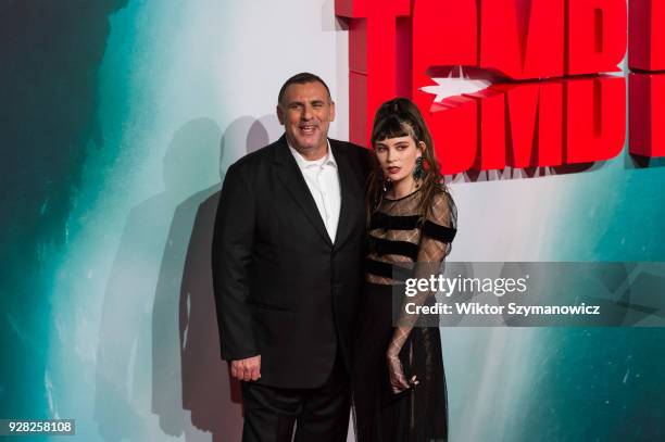 Graham King arrives for the European film premiere of 'Tomb Raider' at Vue West End cinema in London's Leicester Square. March 6, 2018 in London,...