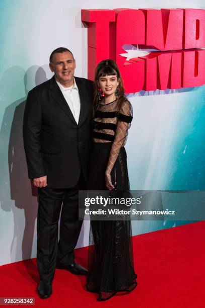 Graham King arrives for the European film premiere of 'Tomb Raider' at Vue West End cinema in London's Leicester Square. March 6, 2018 in London,...