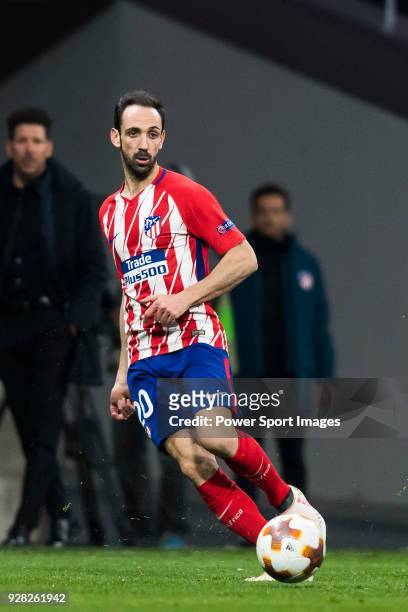 Juan Francisco Torres Belen, Juanfran, of Atletico de Madrid in action during the UEFA Europa League 2017-18 Round of 32 match between Atletico de...