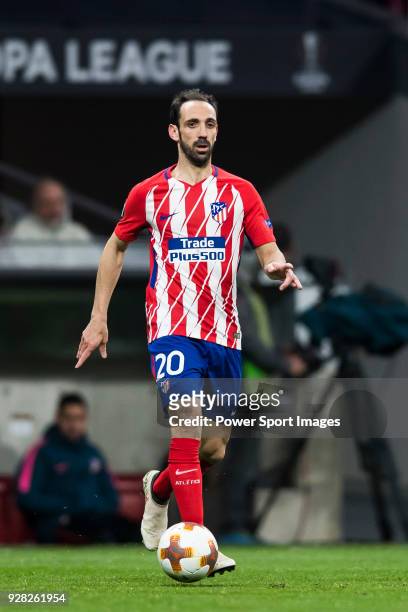 Juan Francisco Torres Belen, Juanfran, of Atletico de Madrid in action during the UEFA Europa League 2017-18 Round of 32 match between Atletico de...