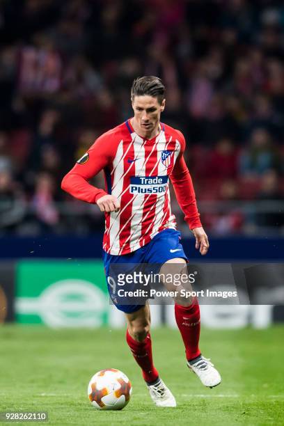 Fernando Torres of Atletico de Madrid in action during the UEFA Europa League 2017-18 Round of 32 match between Atletico de Madrid and FC Copenhague...