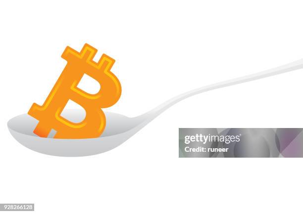 bitcoin feed - tablespoon stock illustrations